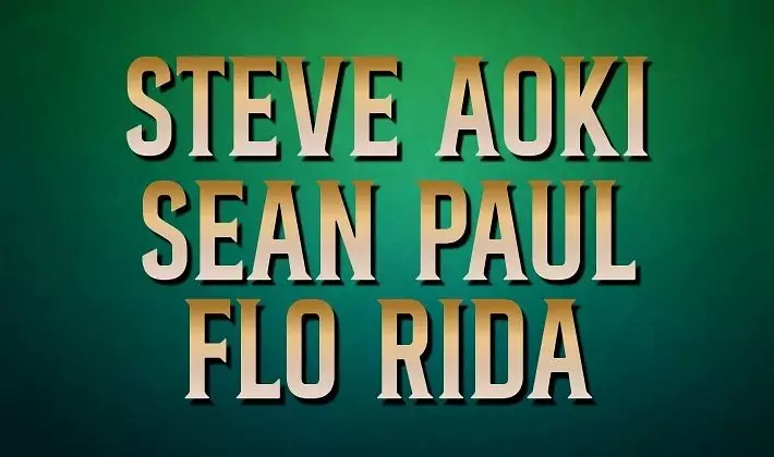 STEVE AOKI + SEAN PAUL + FLO RIDA at Cowboys Park